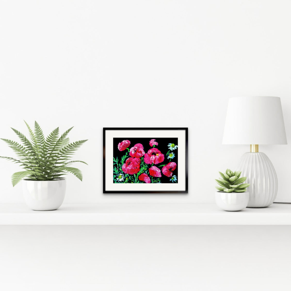 Poppies Black