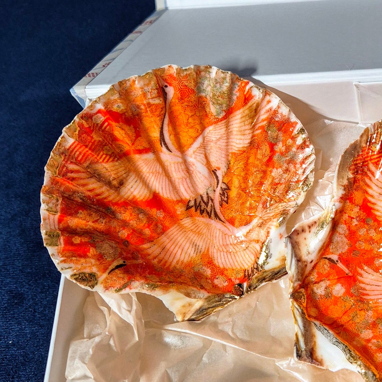 Pair of Crane Cornish Scallop Shells
