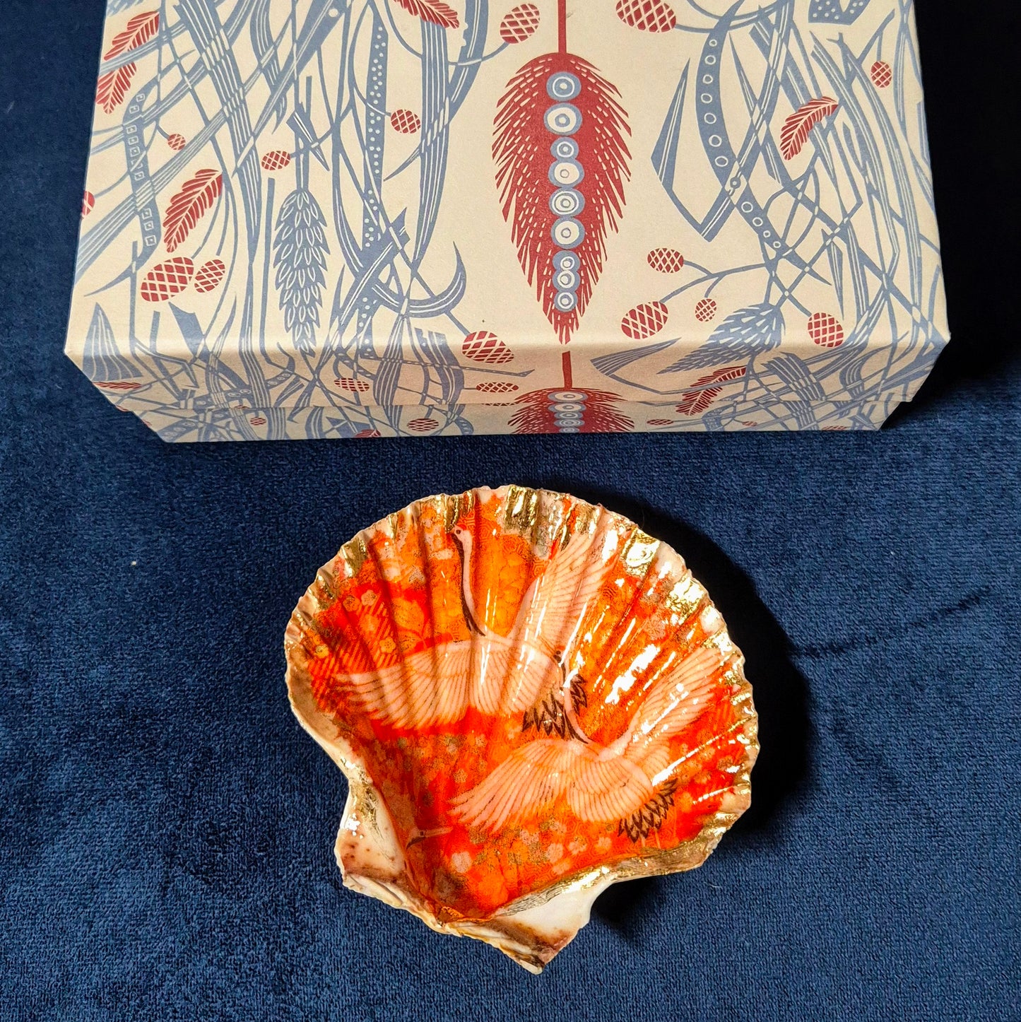 Pair of Crane Cornish Scallop Shells