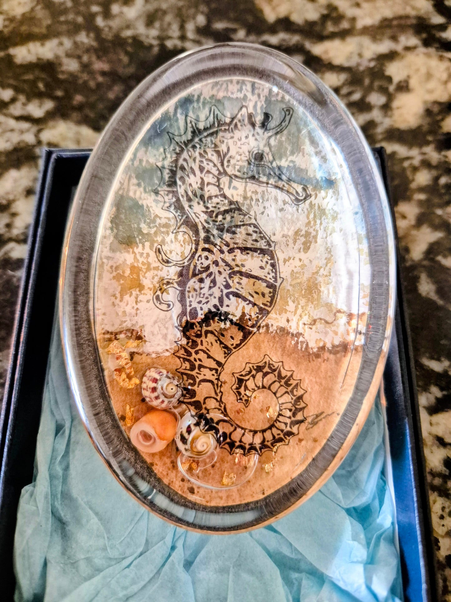 Sea Horse Paperweight