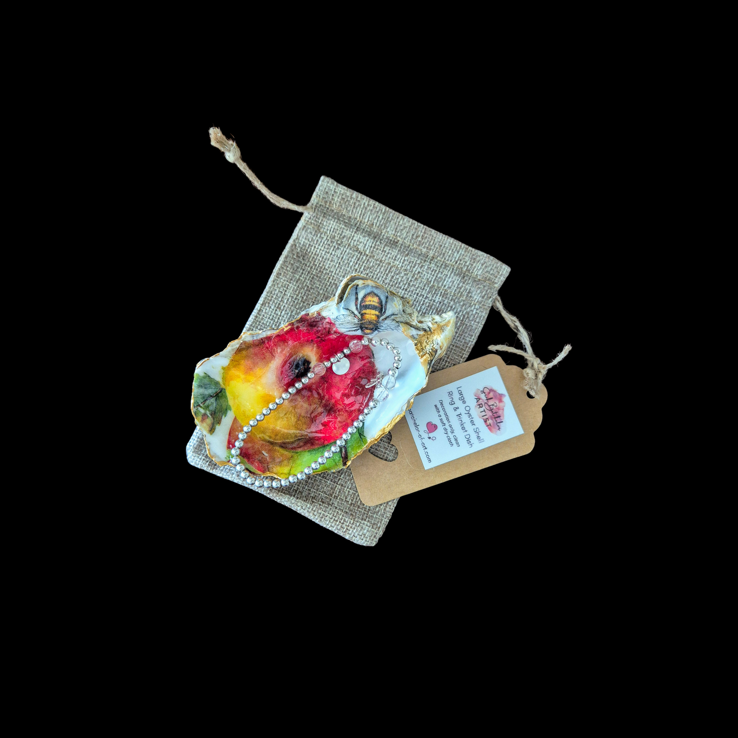 Apple & bee Trinket Dish