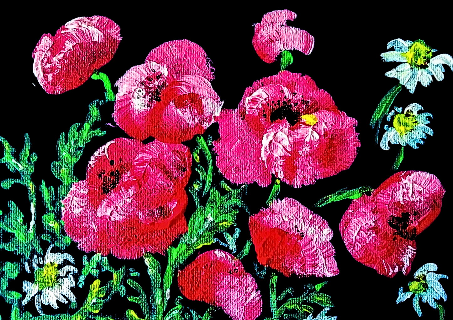 Poppies Black