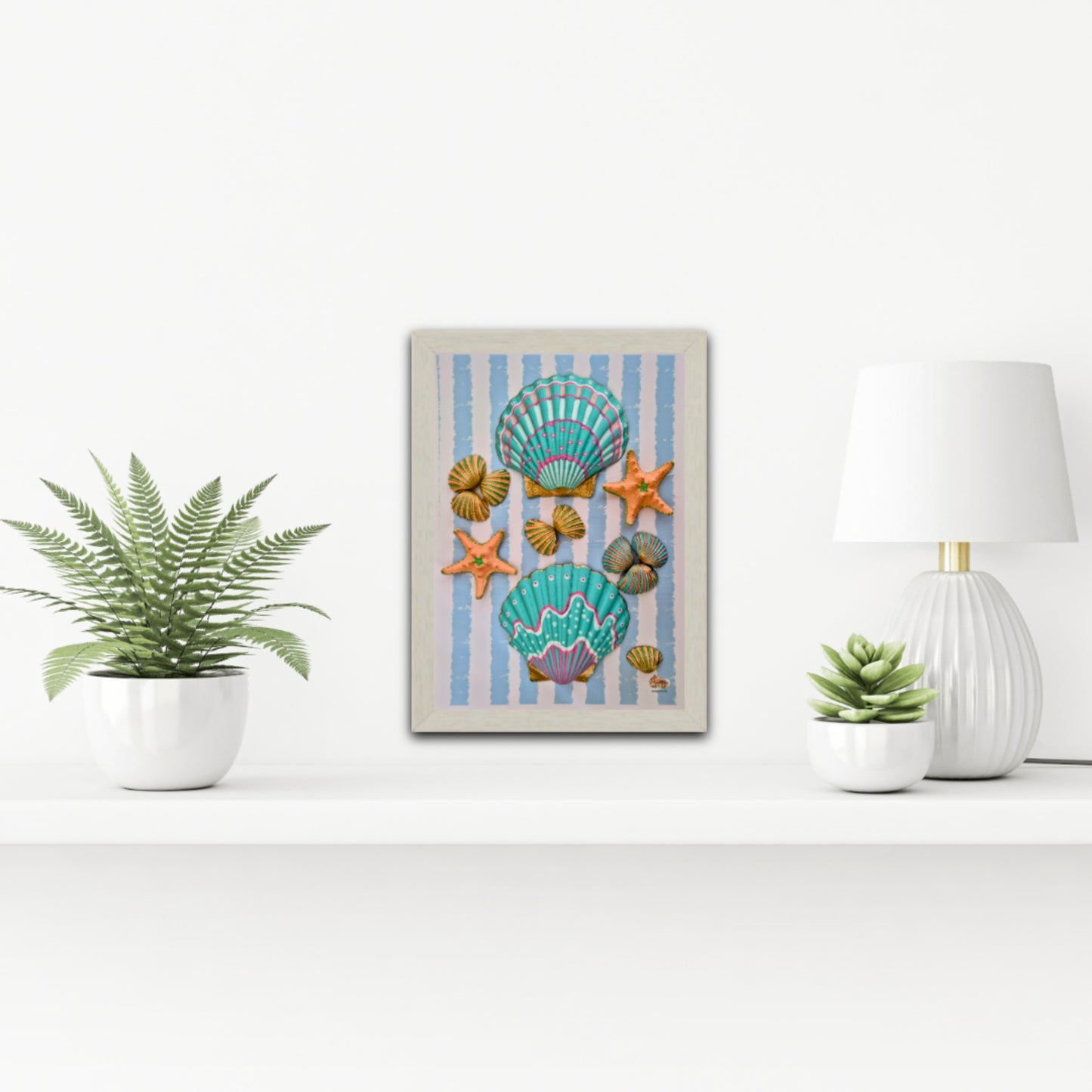 Candy Beach Days #2 - Original Shell Art