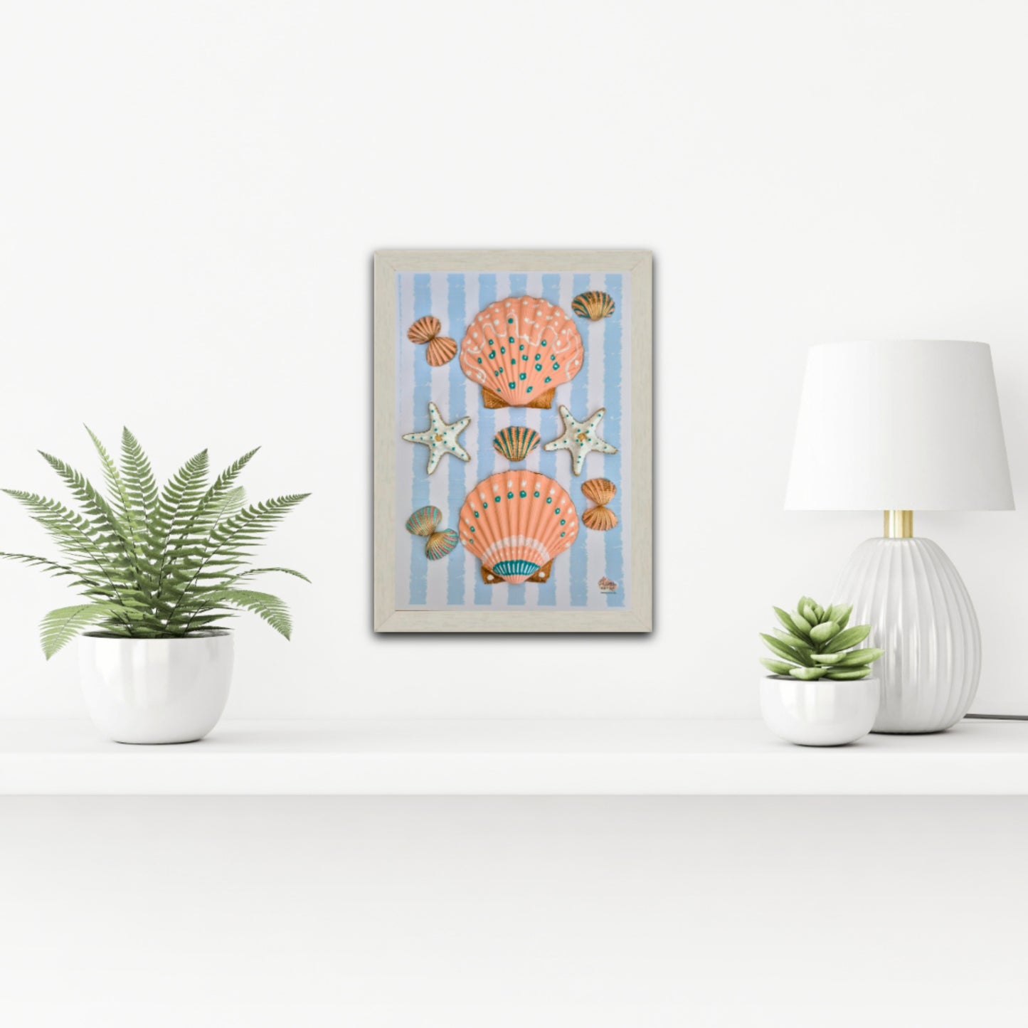 Candy Beach Days #3 - Original Shell Art