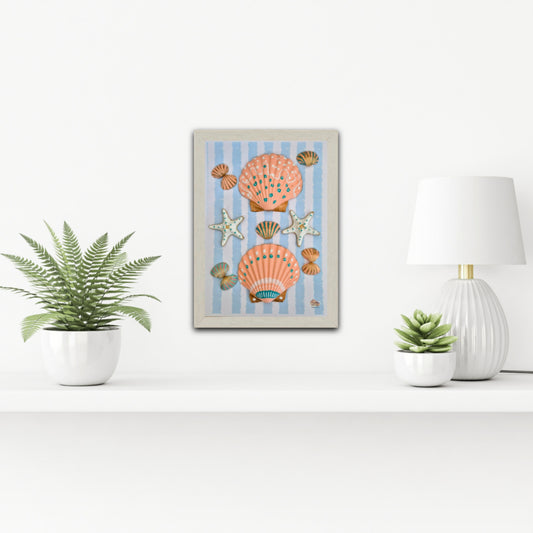 Candy Beach Days #3 - Original Shell Art