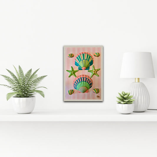 Candy Beach Days — Original Shell Art