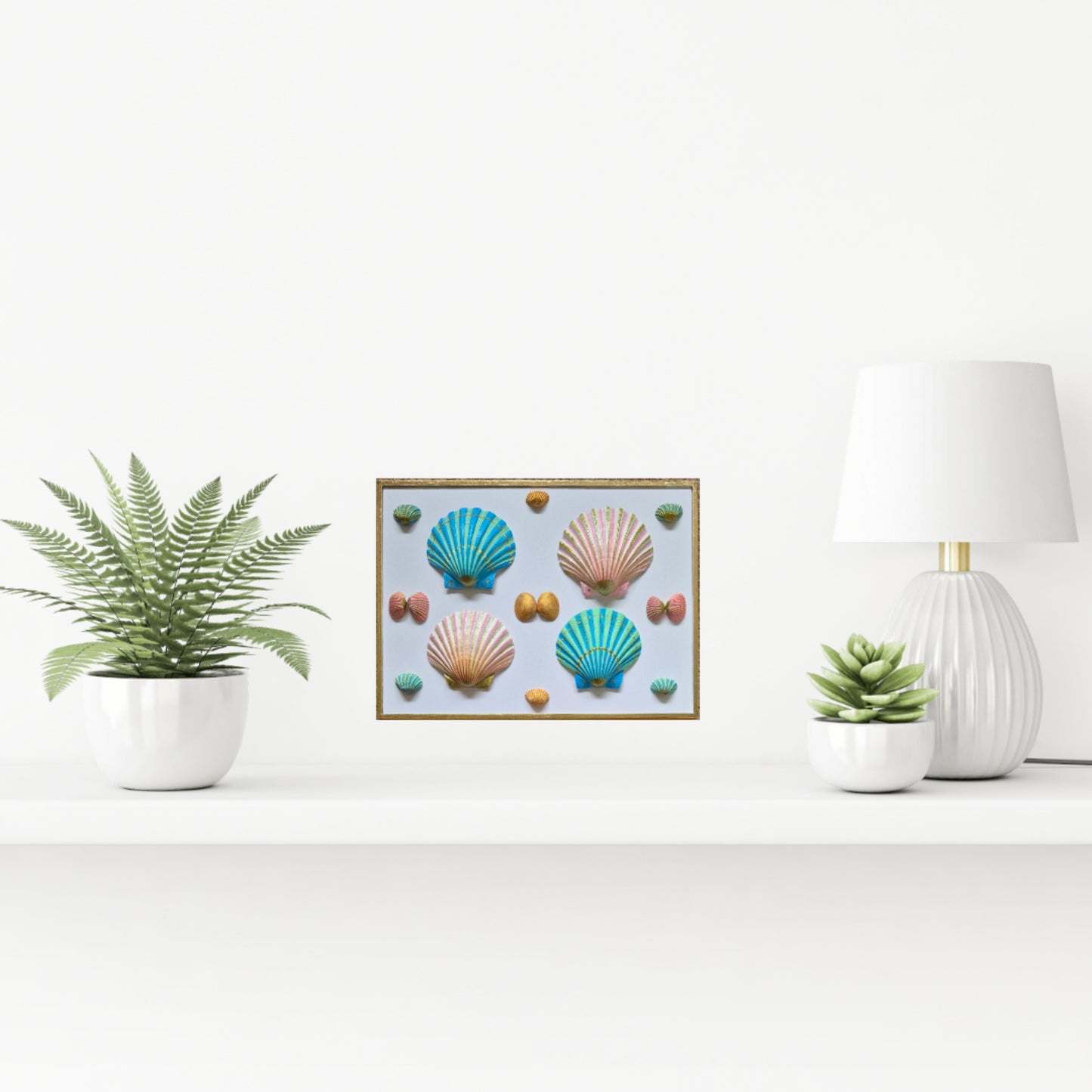 Beach Days- Original Shell Art