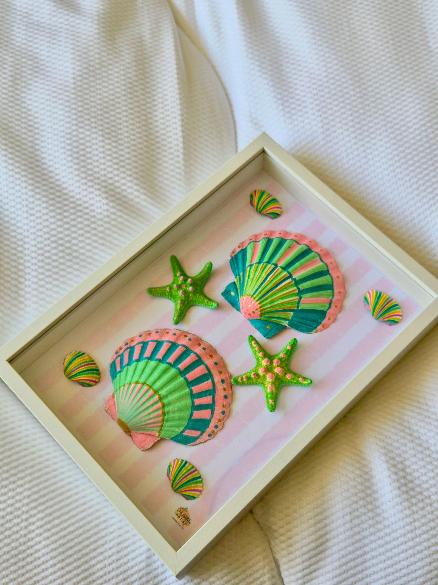 Candy Beach Days — Original Shell Art