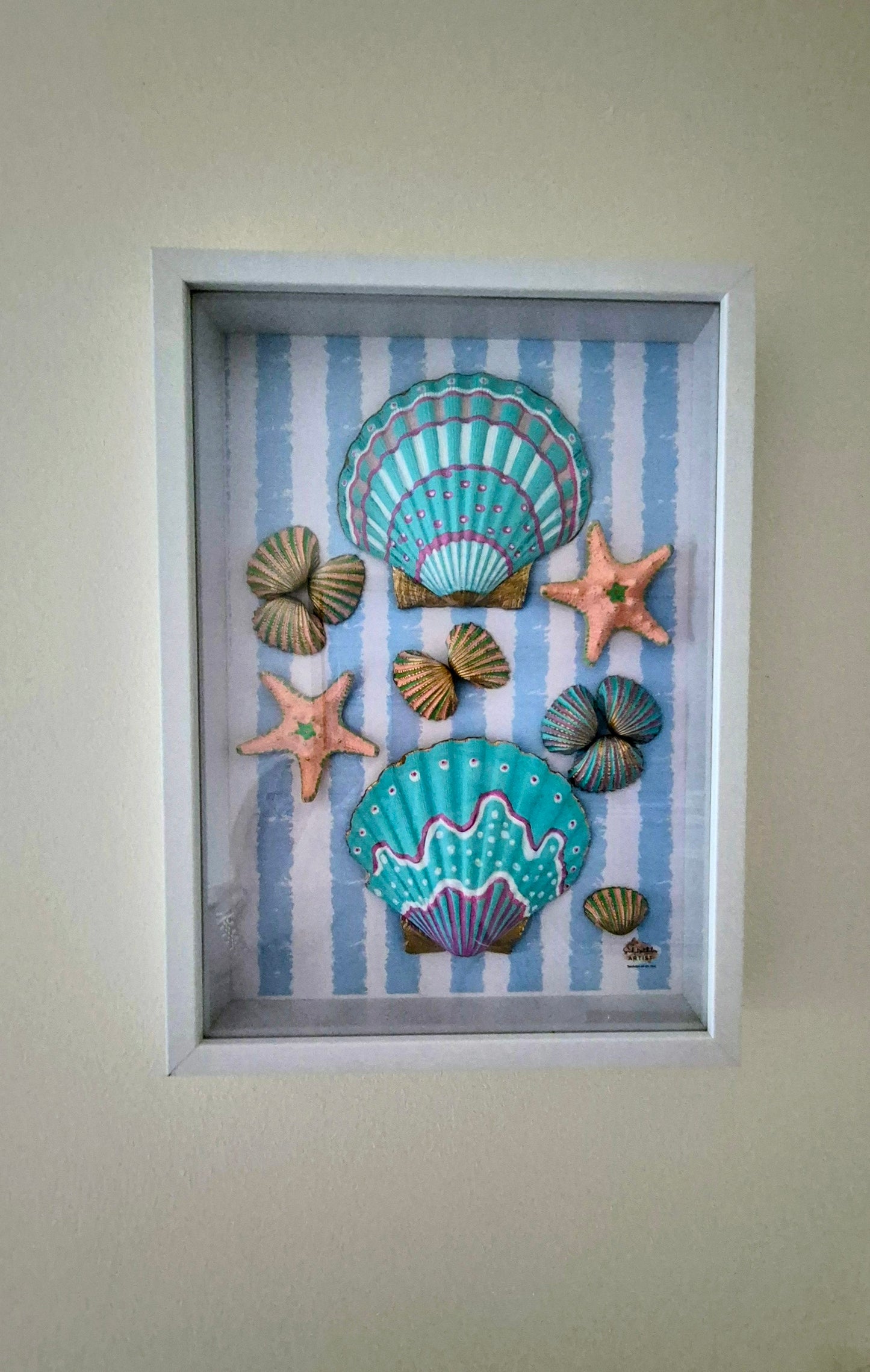 Candy Beach Days #2 - Original Shell Art