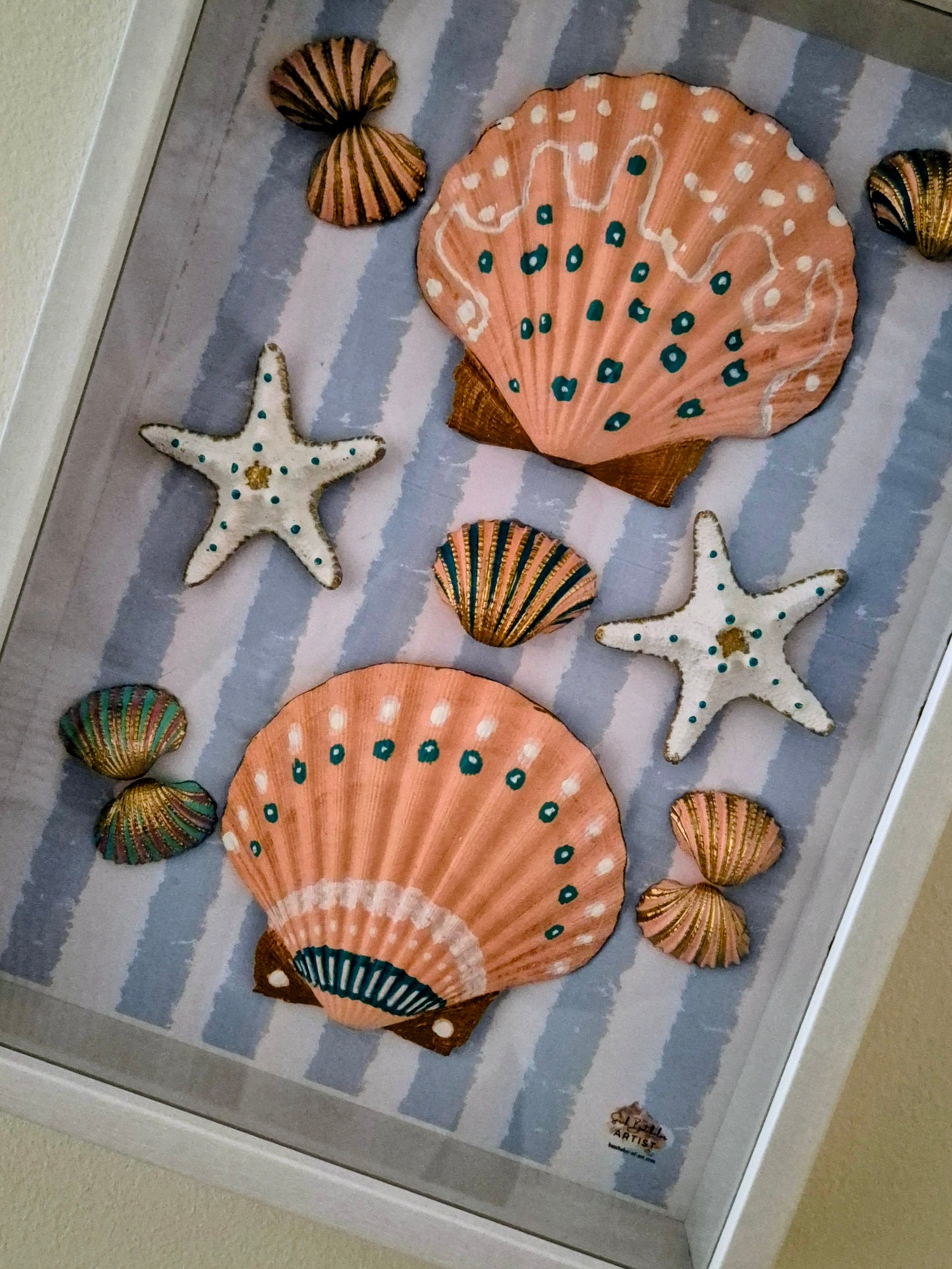 Candy Beach Days #3 - Original Shell Art