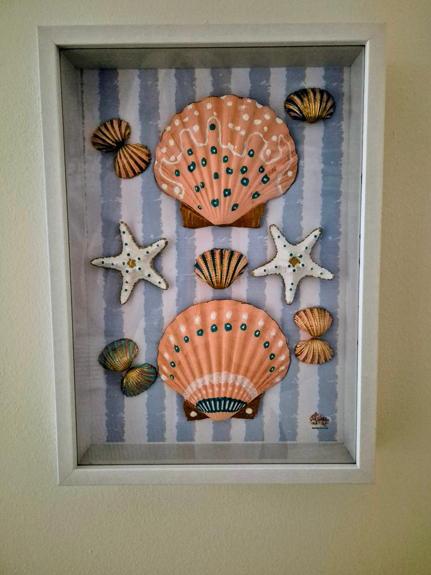 Candy Beach Days #3 - Original Shell Art