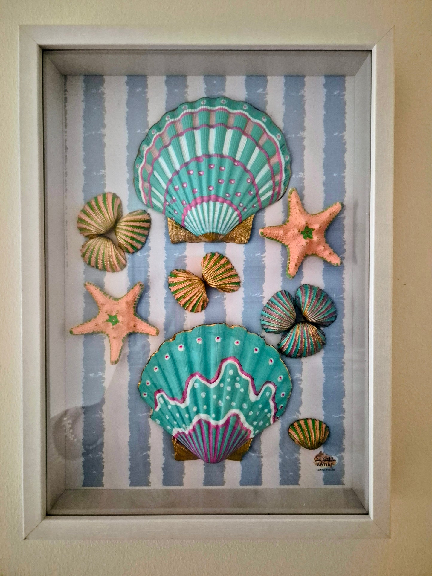 Candy Beach Days #2 - Original Shell Art