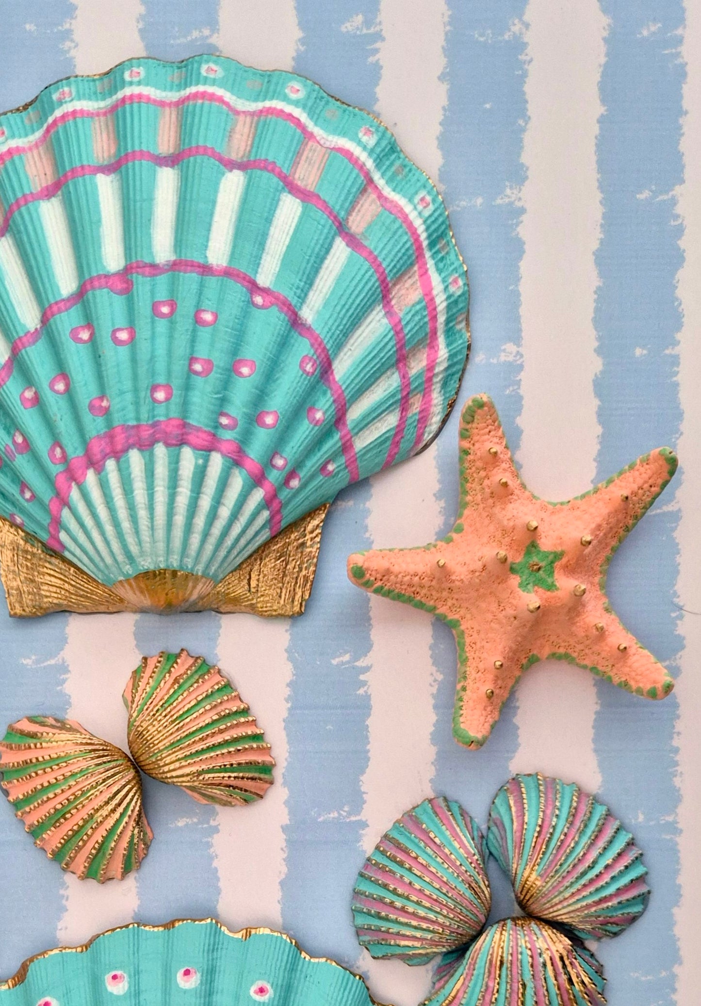 Candy Beach Days #2 - Original Shell Art