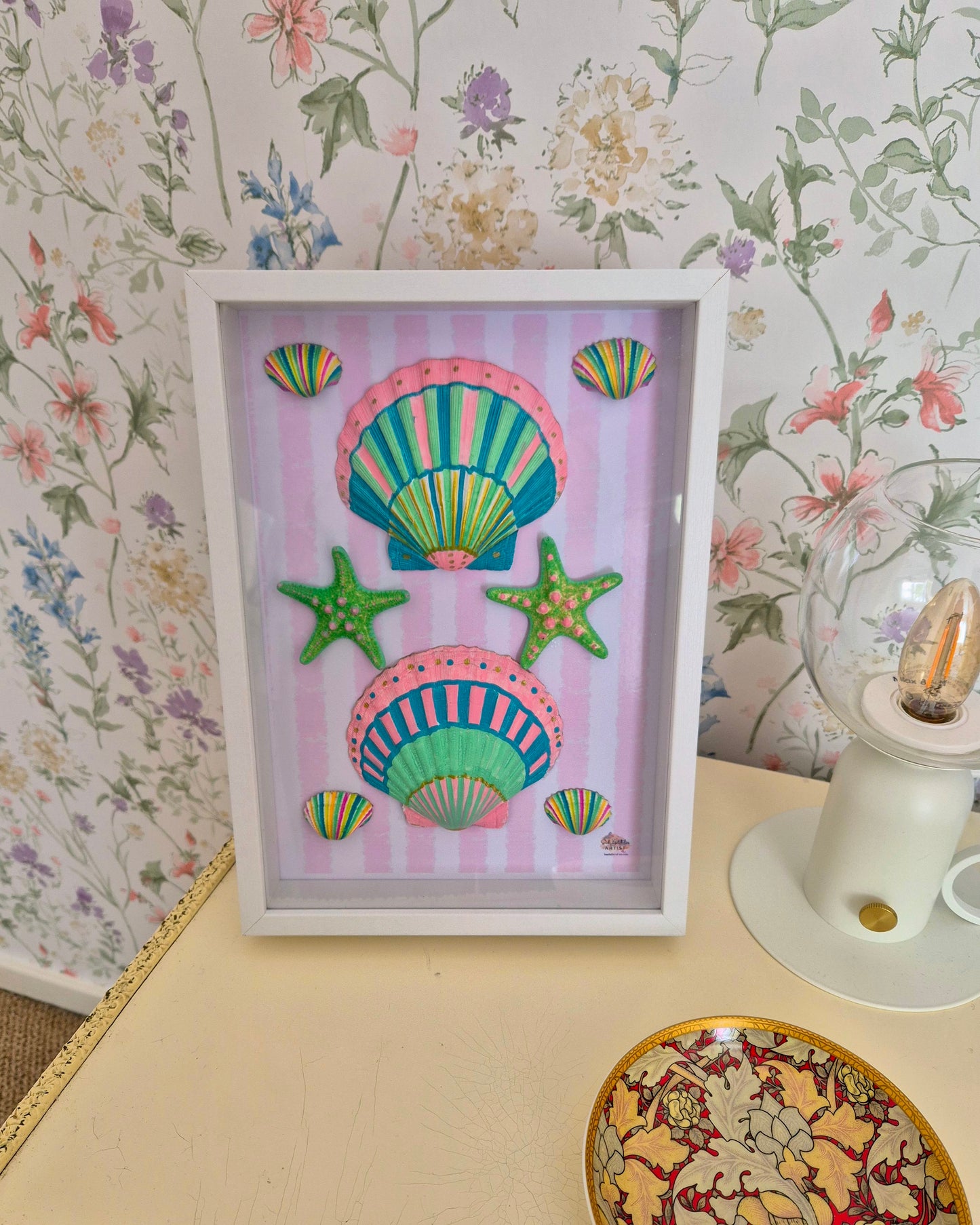 Candy Beach Days — Original Shell Art