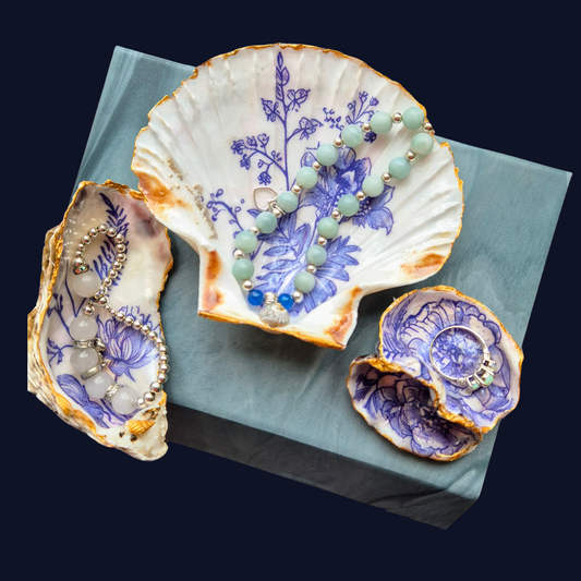 Blue Trio Trinket Dishes