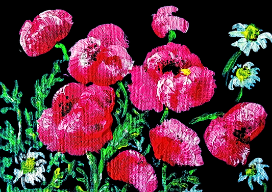 Poppies Black