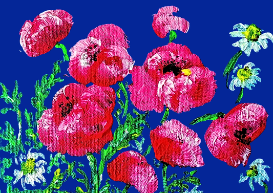 Poppies Blue