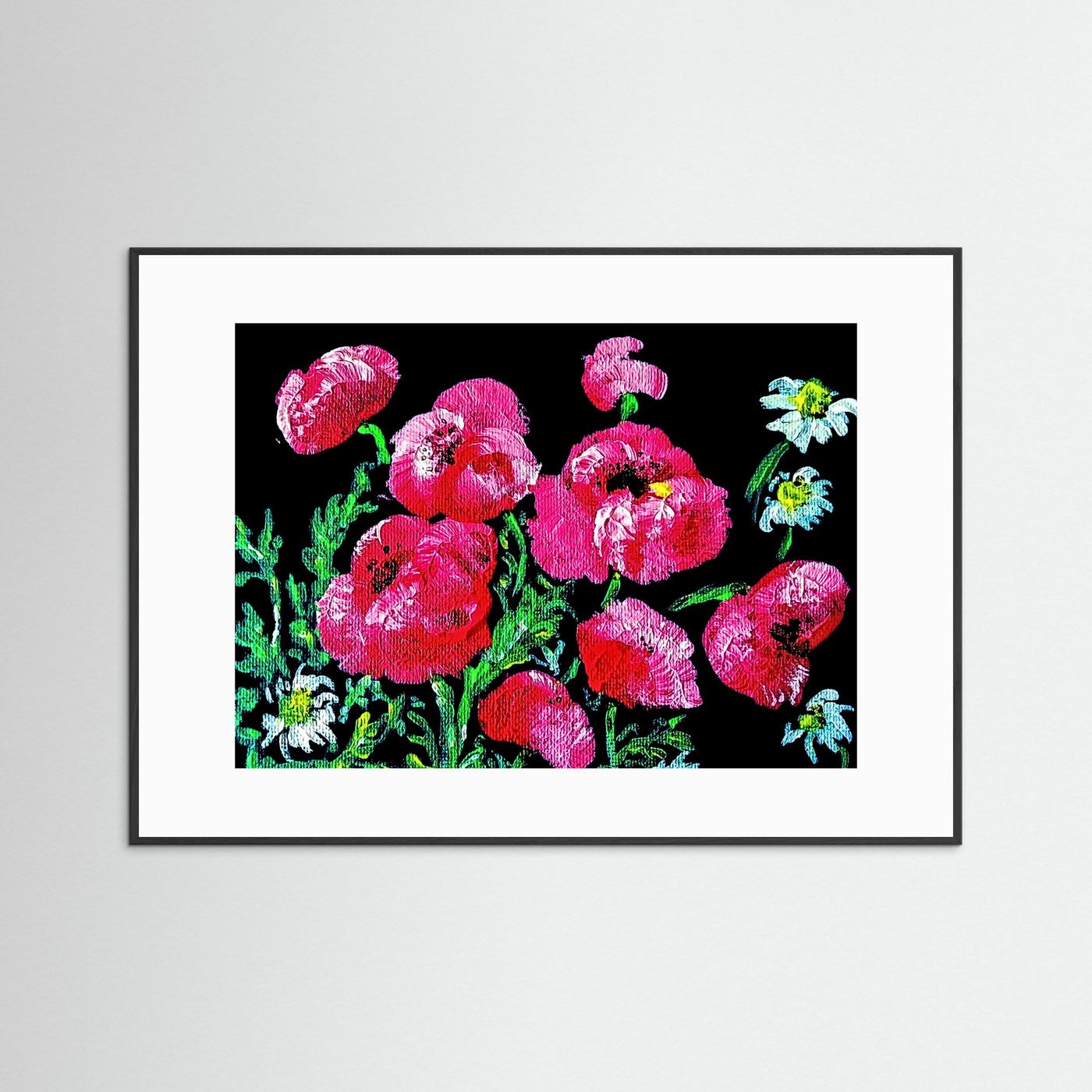 Poppies Black