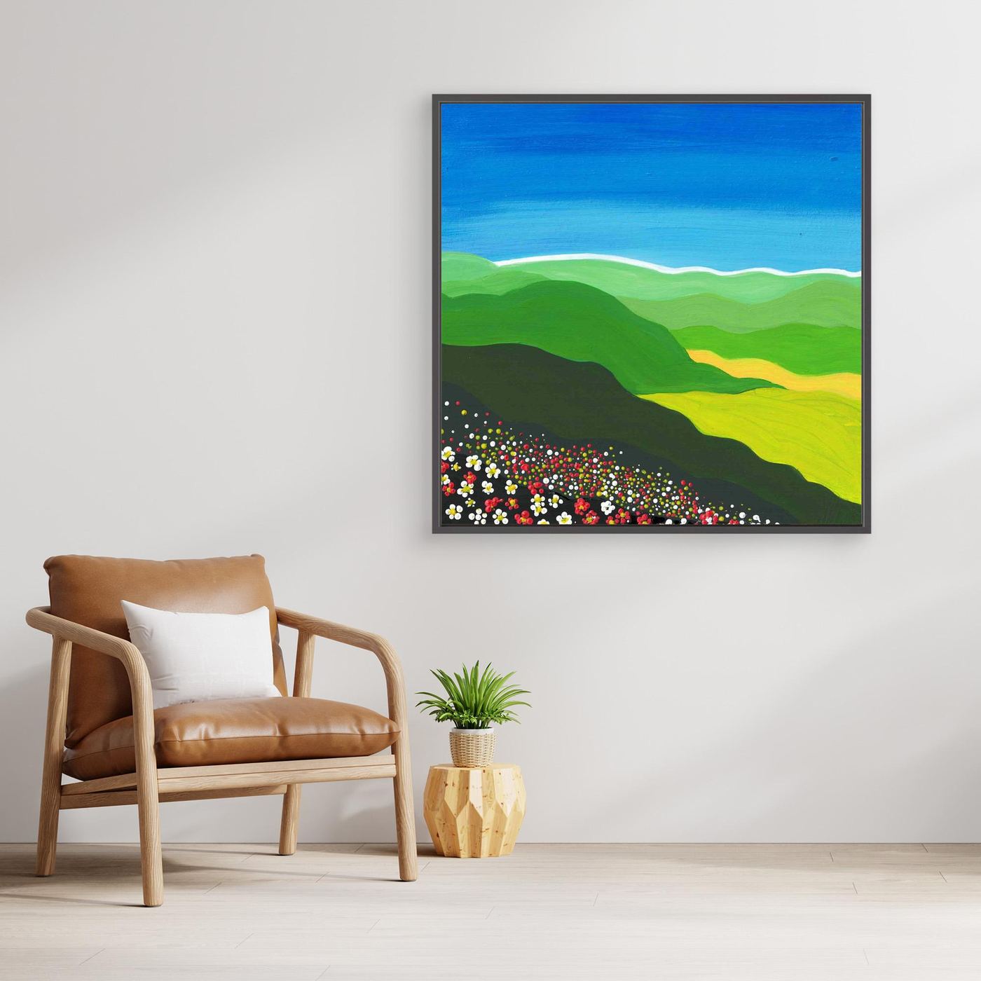 Square White Horizon