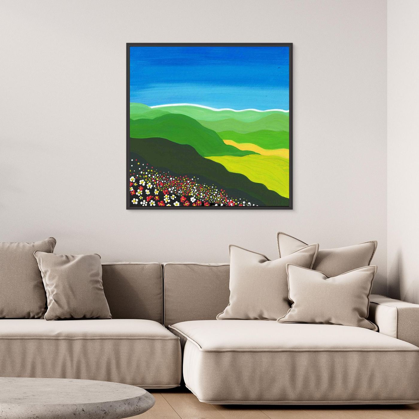 Square White Horizon