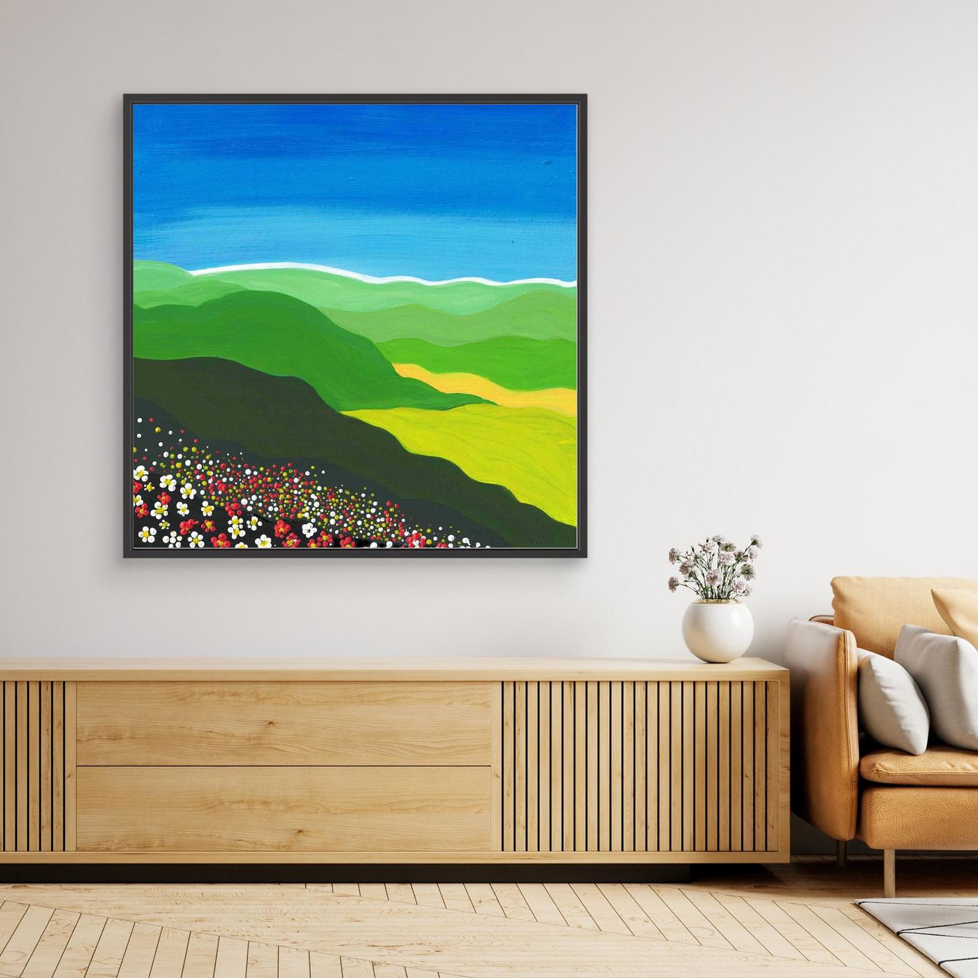 Square White Horizon