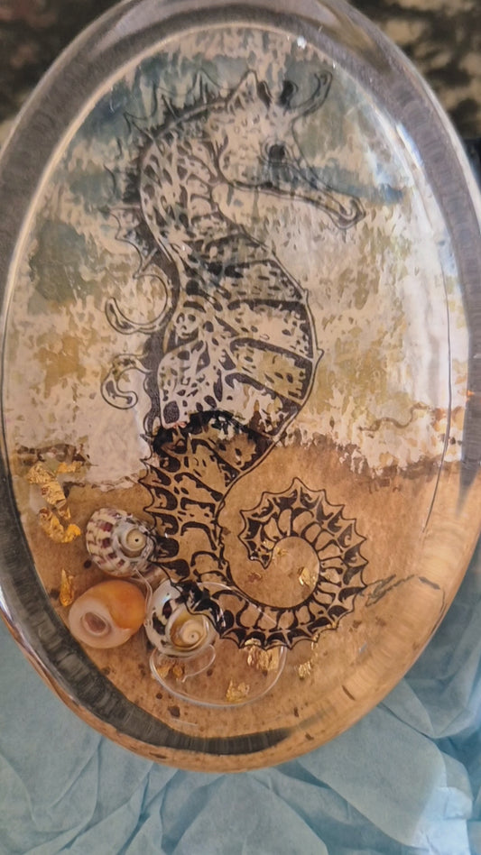 Sea Horse Paperweight